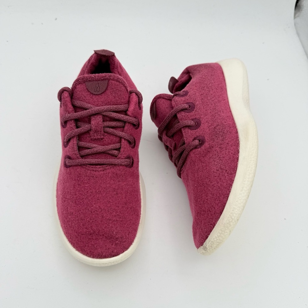 Allbirds - women's Wool Runner lace up sneakers Orchard merino wool shoes size 6 - Picture 3 of 10